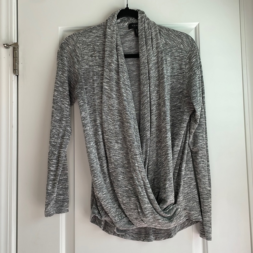 Long Sleeve Crossover Top